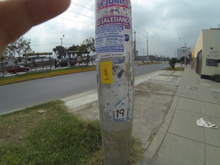 On our walk to Mira Flores.